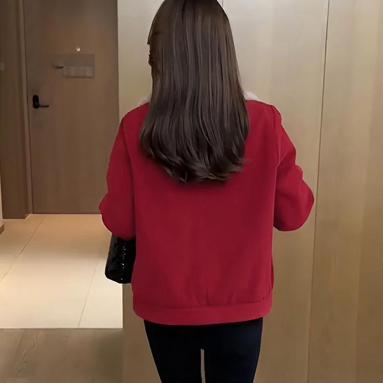 49% kedvezménnyel sokoldalú női meleg parkkabát vastag plüss béléssel