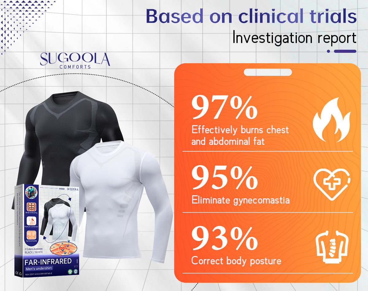 SUGOOLA™ INFRAVÖRÖS TOURMALIN MÁGNESES FÉRFI FÉRHETŰ