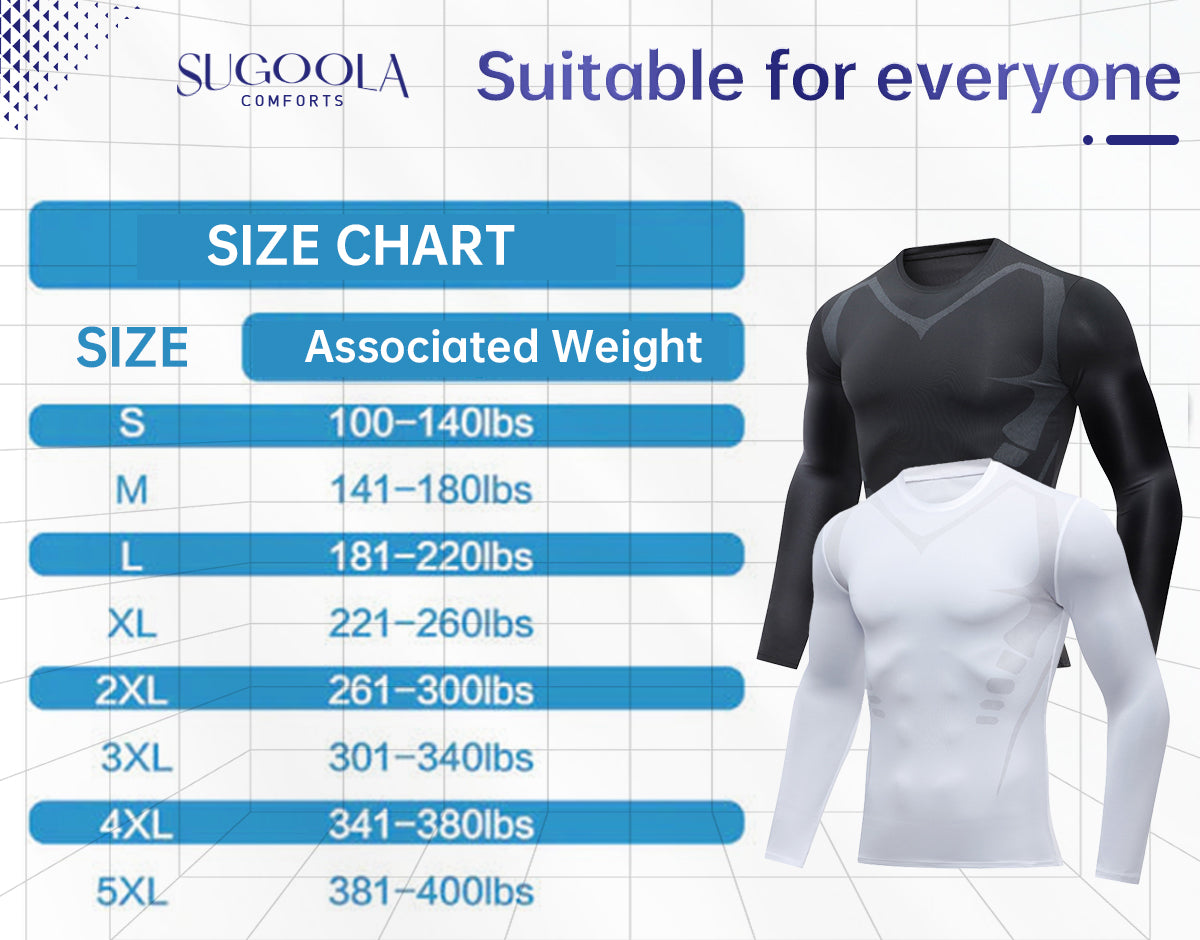 SUGOOLA™ INFRAVÖRÖS TOURMALIN MÁGNESES FÉRFI FÉRHETŰ