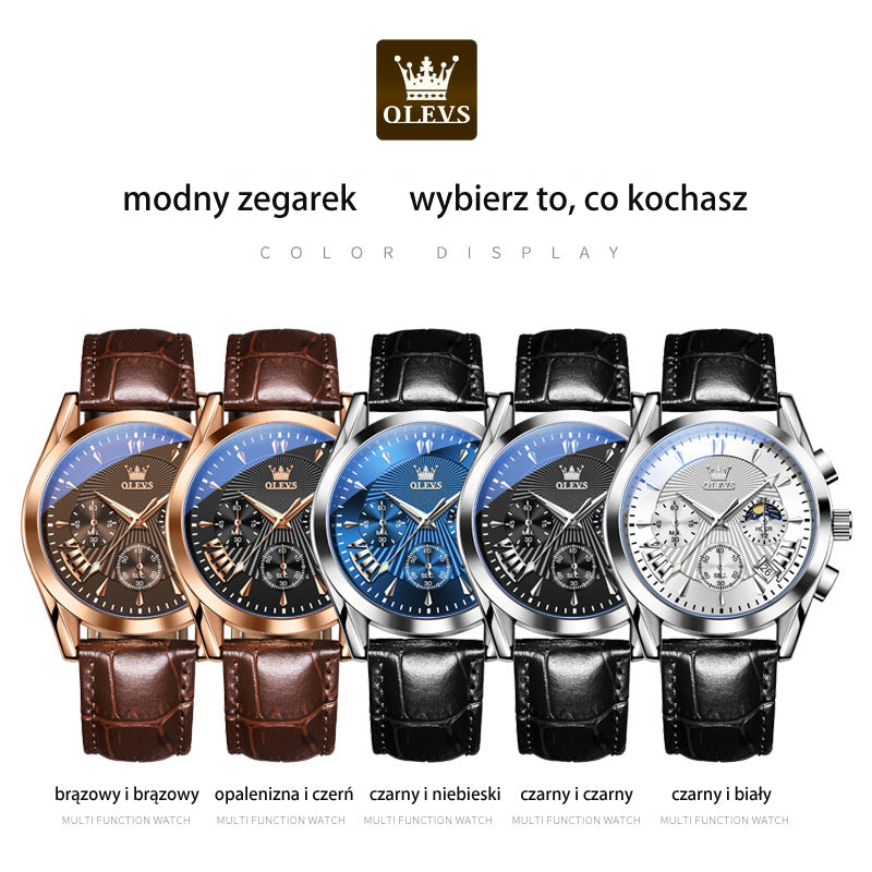 OLEVS® Elegáns férfi kronográf óra