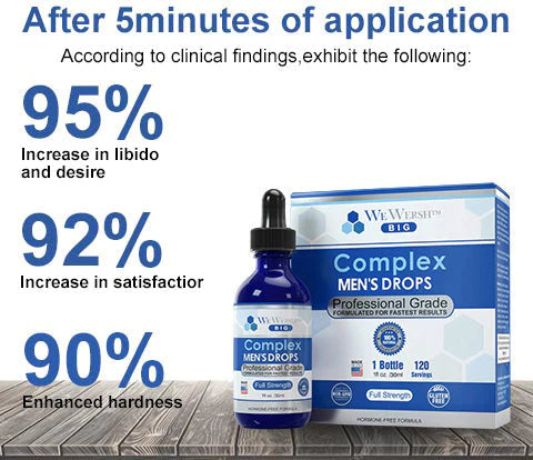 🎁Wewersh® Complex cseppek férfiaknak💥Szupererős változat💥