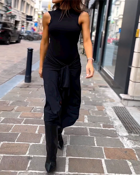 Sidney™ ujjatlan, kerek nyakú ruha