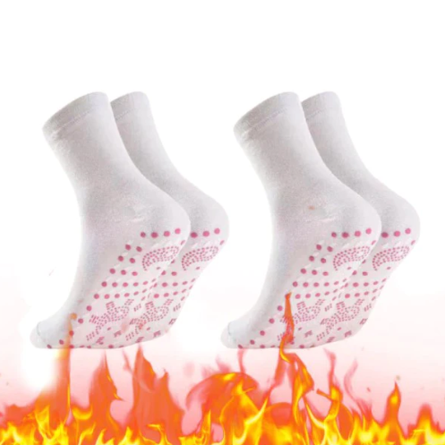 Turmalin termocirkulációs önmelegedő formájú zokni