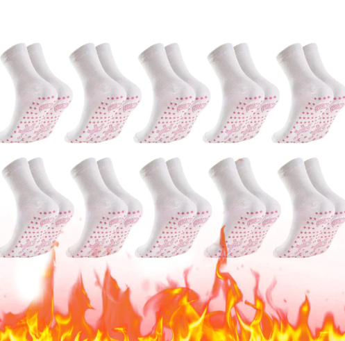 Turmalin termocirkulációs önmelegedő formájú zokni