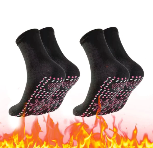 Turmalin termocirkulációs önmelegedő formájú zokni