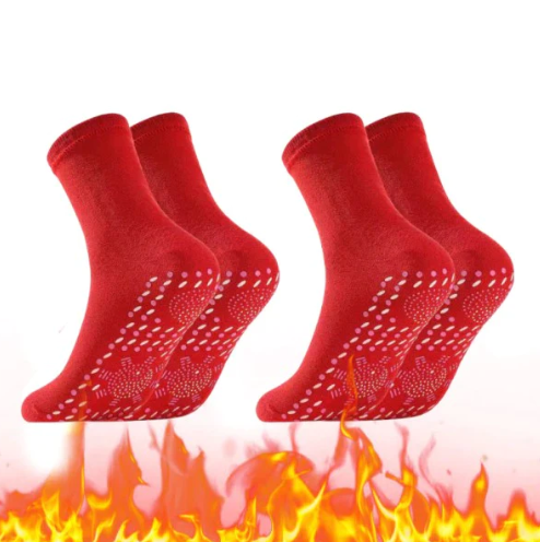 Turmalin termocirkulációs önmelegedő formájú zokni