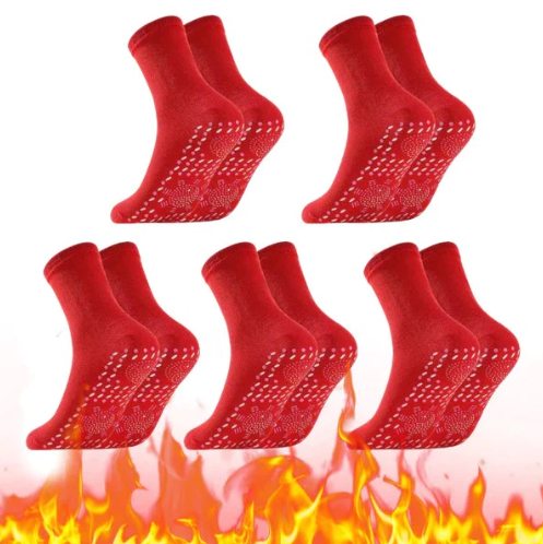 Turmalin termocirkulációs önmelegedő formájú zokni