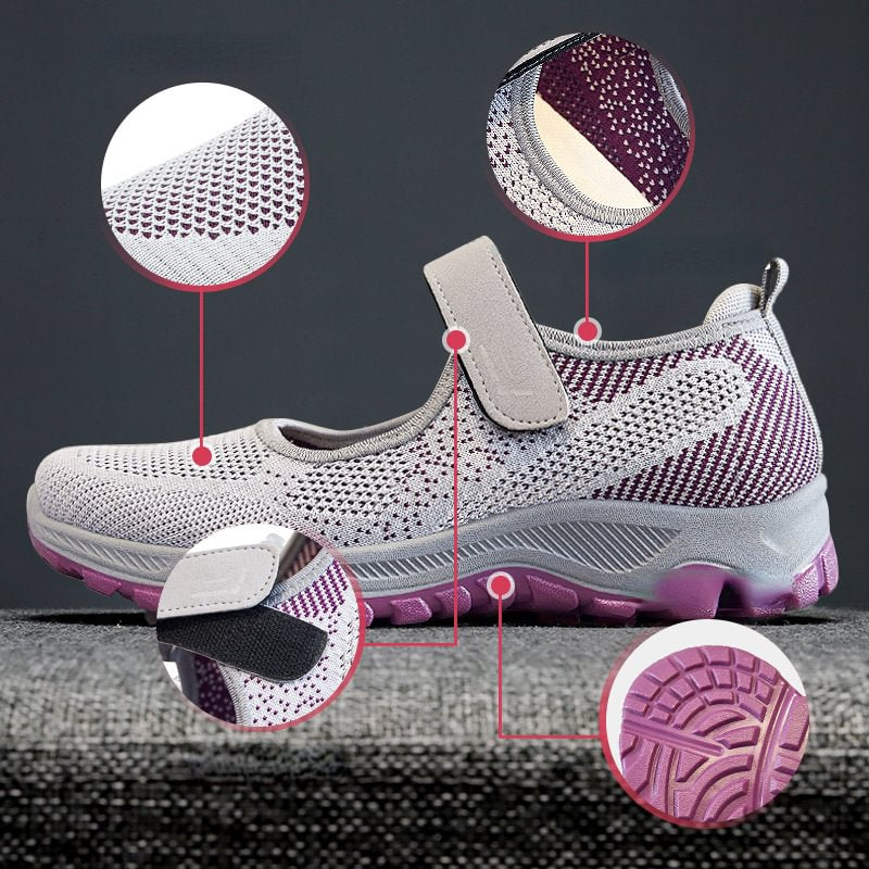 Ortopéd ívtámasztó hálós cipő