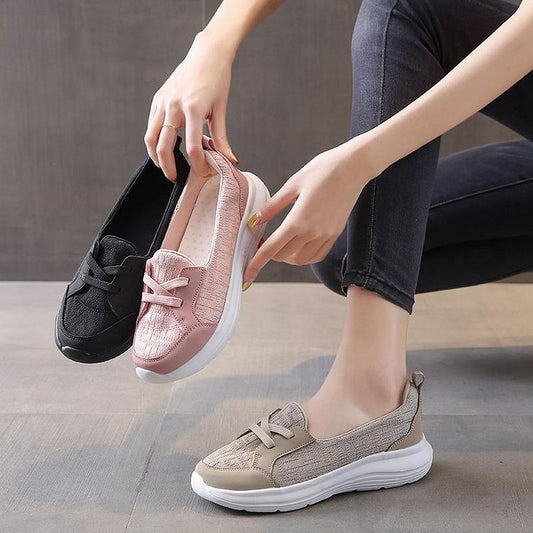 Ortopéd női légáteresztő cipő csúszásgátló Slip On Arch Support