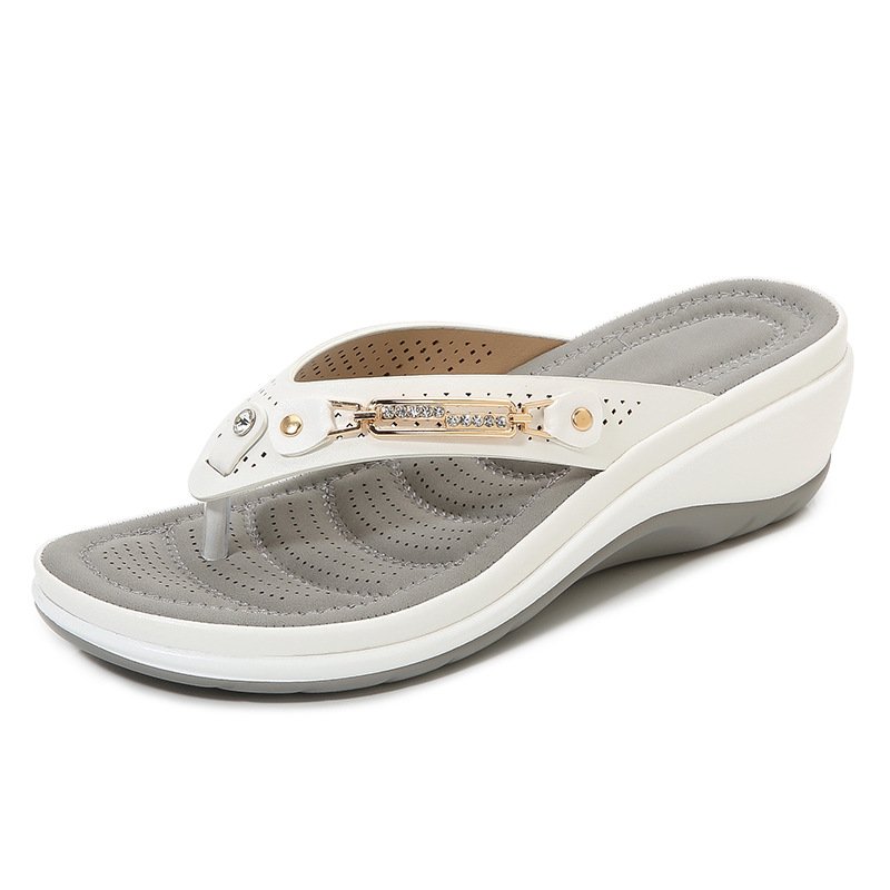 Női ívtámasz puha párna Flip Flops tanga szandál papucs