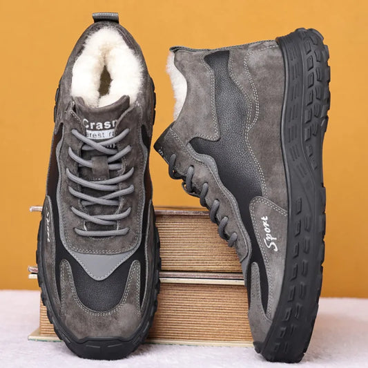 Téli vastagított férfi alkalmi pamutcipő