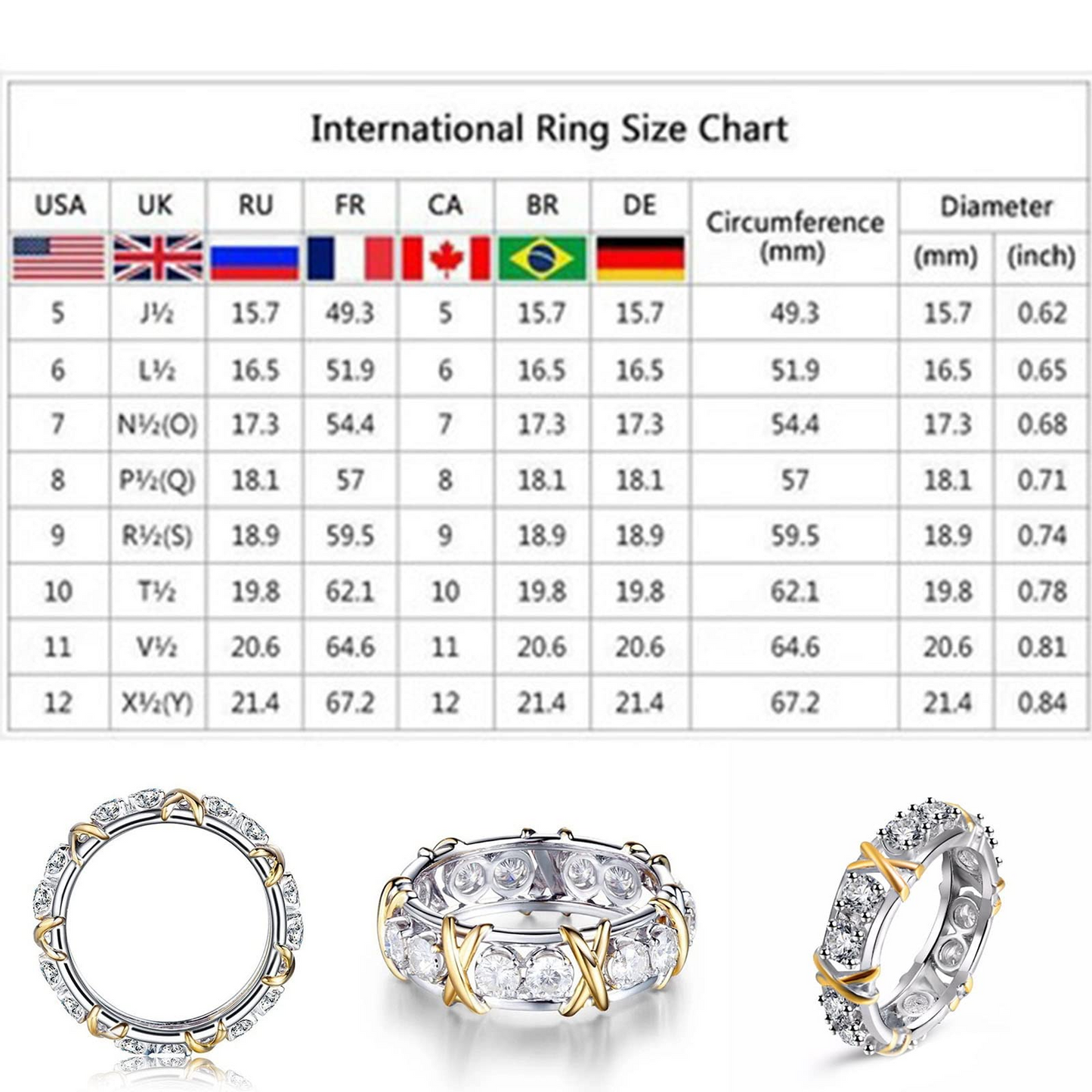 Magnetology Moissanite gyémánt gyűrű✨ (korlátozott időre szóló kedvezmény 🔥 utolsó nap)