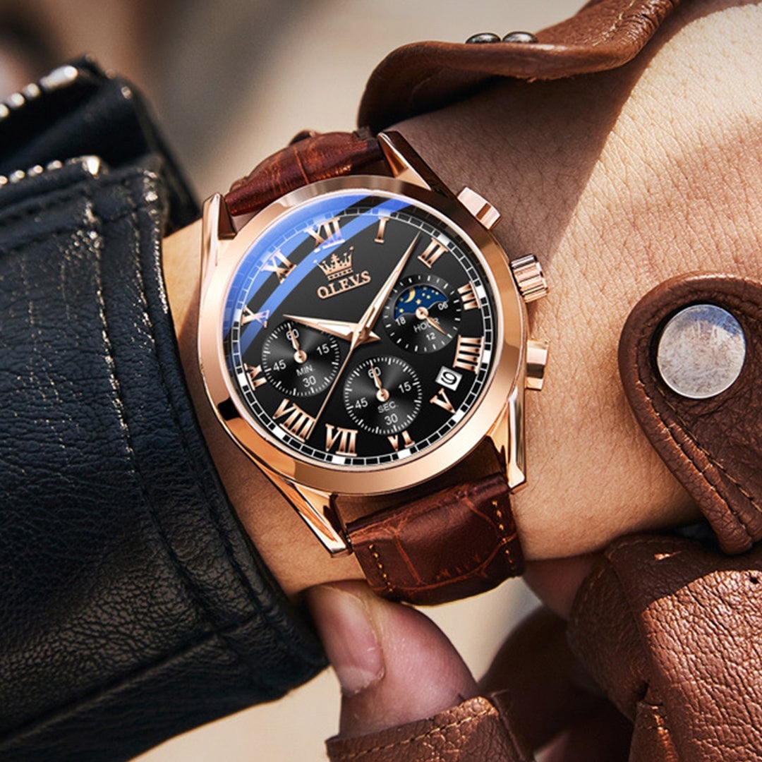 OLEVS® - Klasszikus sportóra [Svájci importált szerkezet] Egyedülálló ⌚