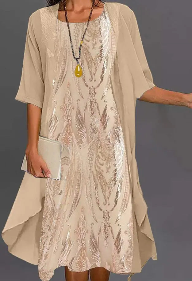 【M-3XL】 2023 Divatos cazual cu nyomtatott sziklás szifon kétrészes készlet