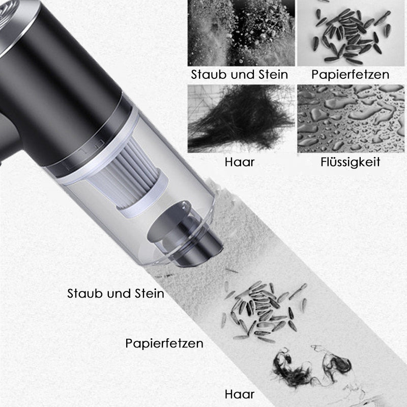 Vezeték nélküli kézi porszívó autókhoz