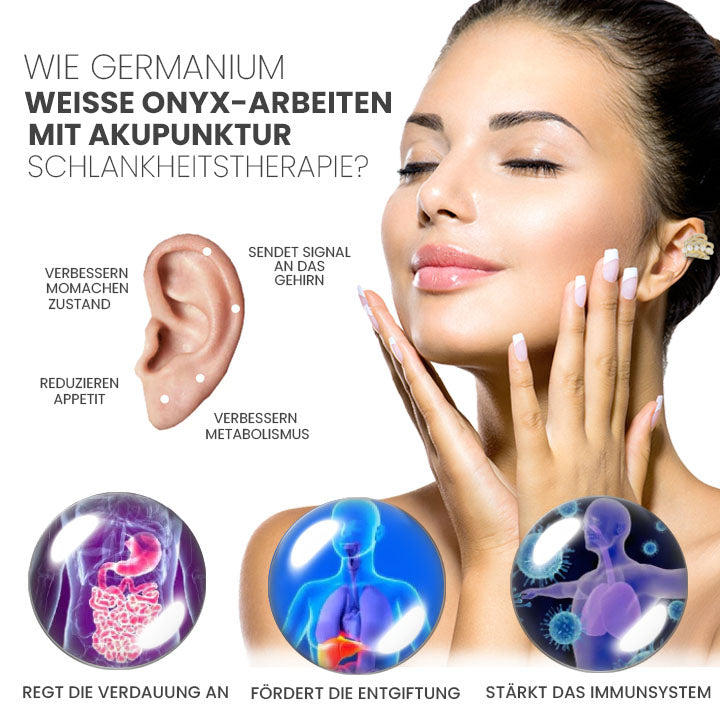 Oveallgo™ Astennu Beauty Lymphvity Auriculotherapy White Onyx fülmandzsetta