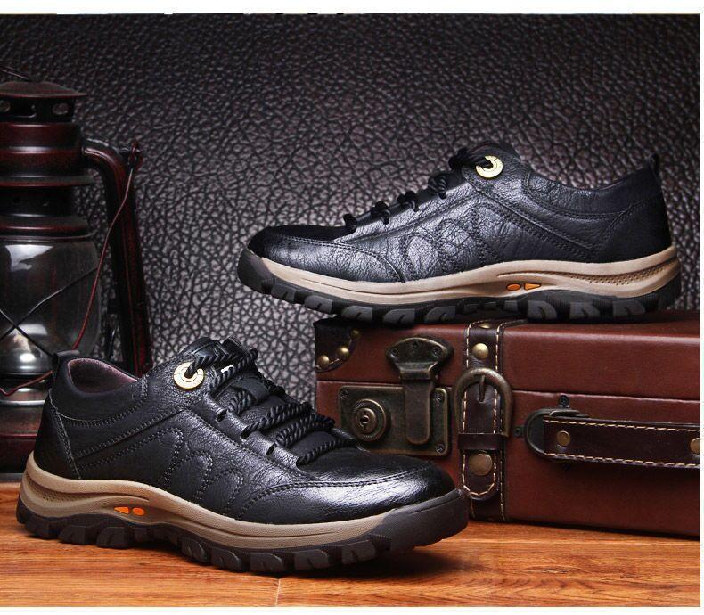 kézzel varrott férfi bőr alkalmi cipő