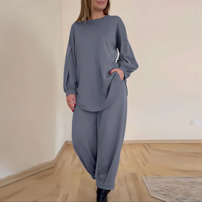 2024-es új női, hosszú ujjú felsők, sportruházat, sztreccs, kilencpontos nadrágkosztüm