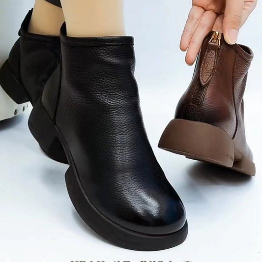 2023-as új valódi bőr magas anyagú Martin csizma