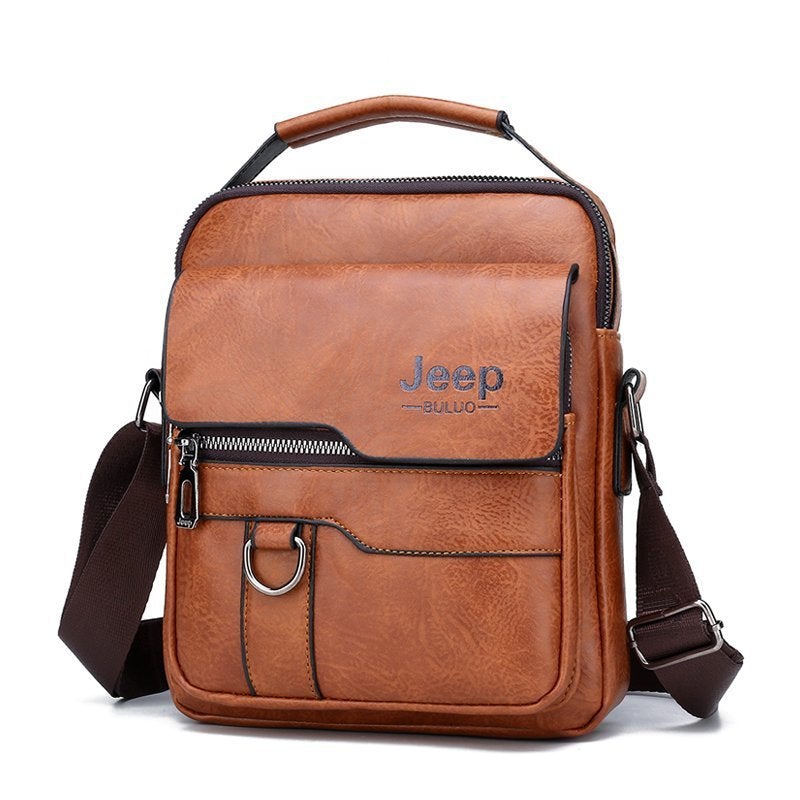 Kézzel készített - Jeep férfi vintage bőr Crossbody táska