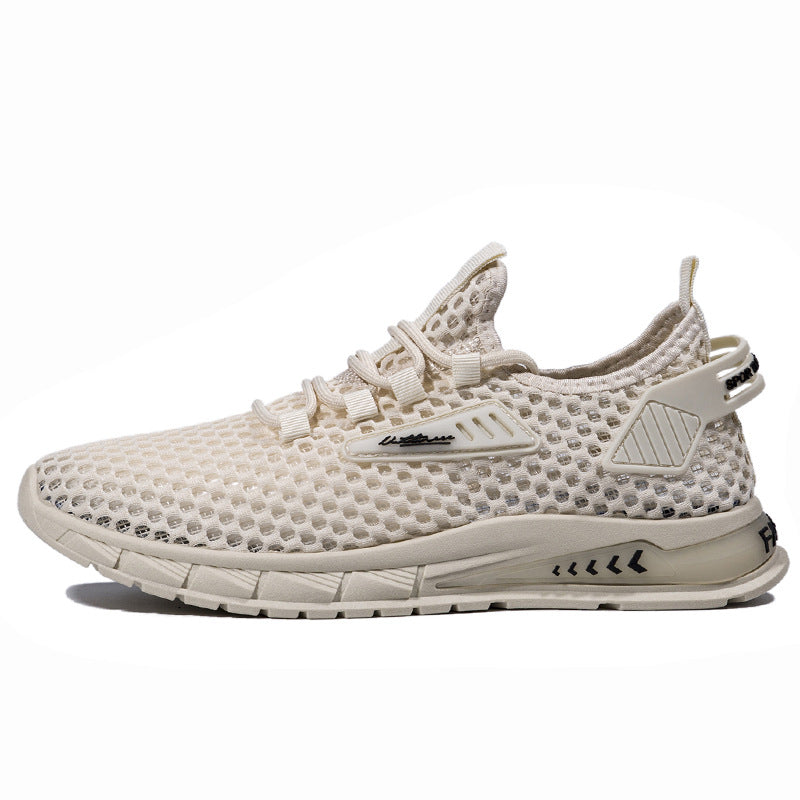 Férfi nyári hálócipő férfi új légáteresztő, alacsony felső alkalmi sportcipő