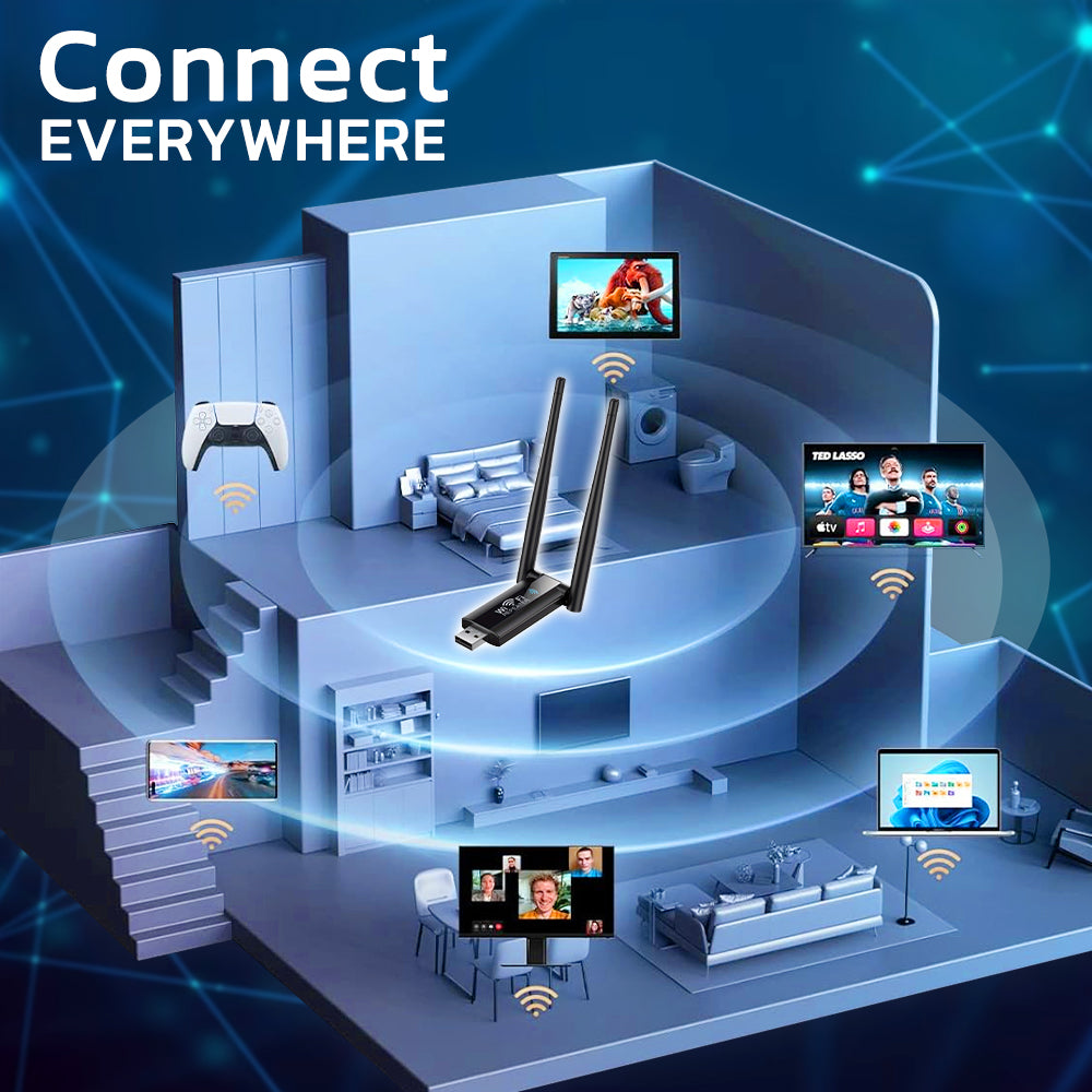 Remifa™ hordozható műholdas WiFi USB