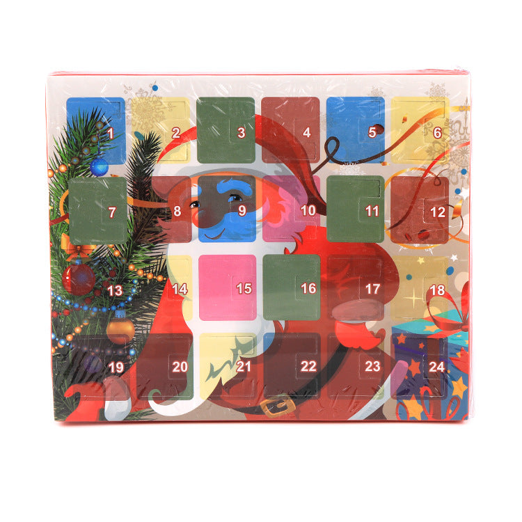 Karácsonyi báj meglepetés vakdoboz varázskarkötő 24 naptári visszaszámláló díszdoboz ékszer adventi naptár díszdoboz