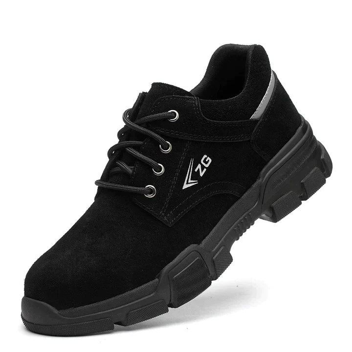 🔥 50% KEDVEZMÉNY KIÁRUSÍTÁS 🔥 - Ortopédiai valódi bőr férfi biztonsági cipő 2023 - Korlátozott készlet!