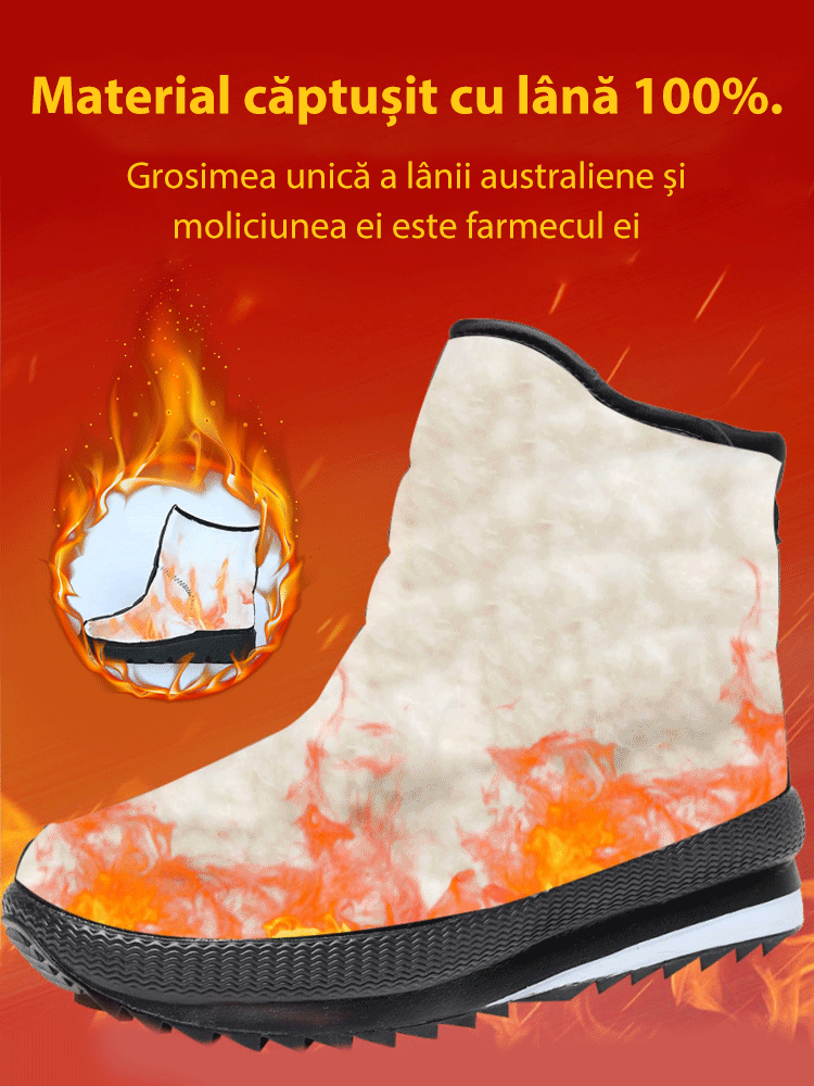 [Fűtés] vízálló párnázott hócsizma