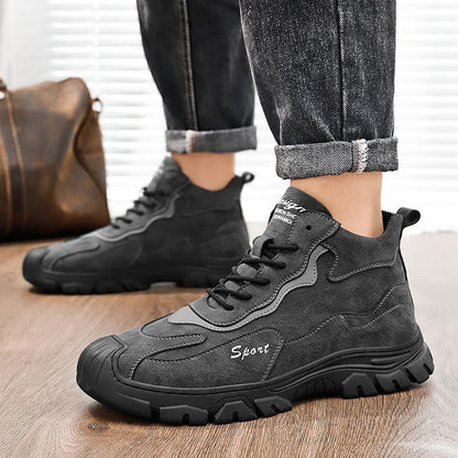 Téli vastagított férfi alkalmi pamutcipő