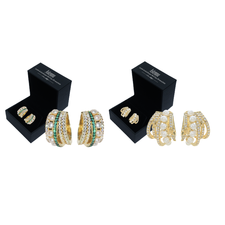 Oveallgo™ Astennu Beauty Lymphvity Auriculotherapy White Onyx fülmandzsetta