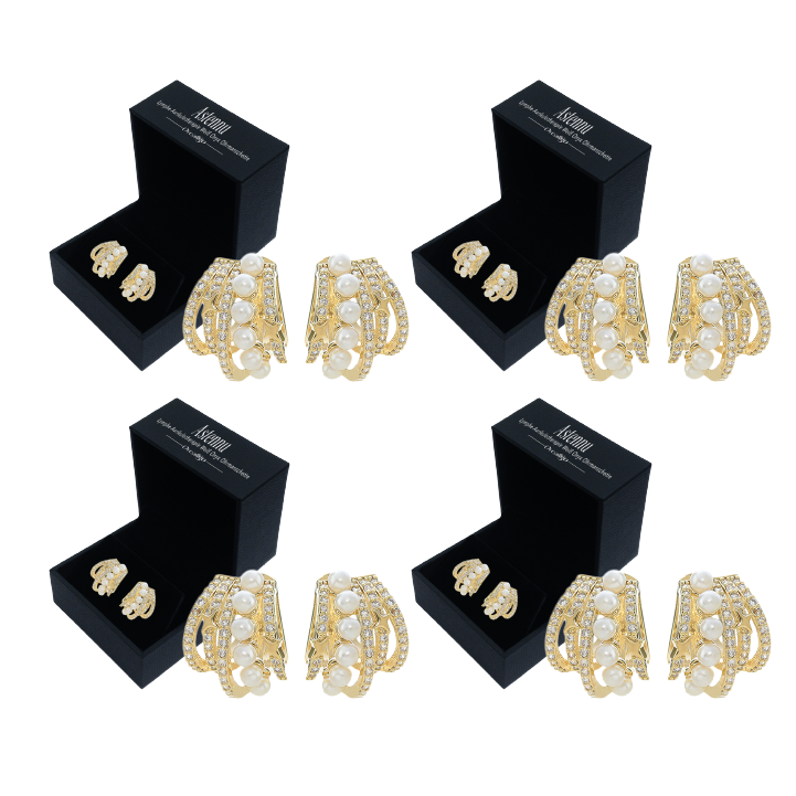 Oveallgo™ Astennu Beauty Lymphvity Auriculotherapy White Onyx fülmandzsetta