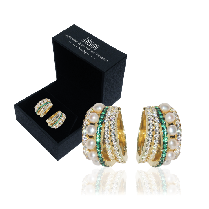 Oveallgo™ Astennu Beauty Lymphvity Auriculotherapy White Onyx fülmandzsetta