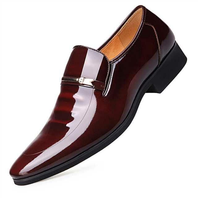 Légáteresztő férfi bőrcipő mikroszálas bőrből